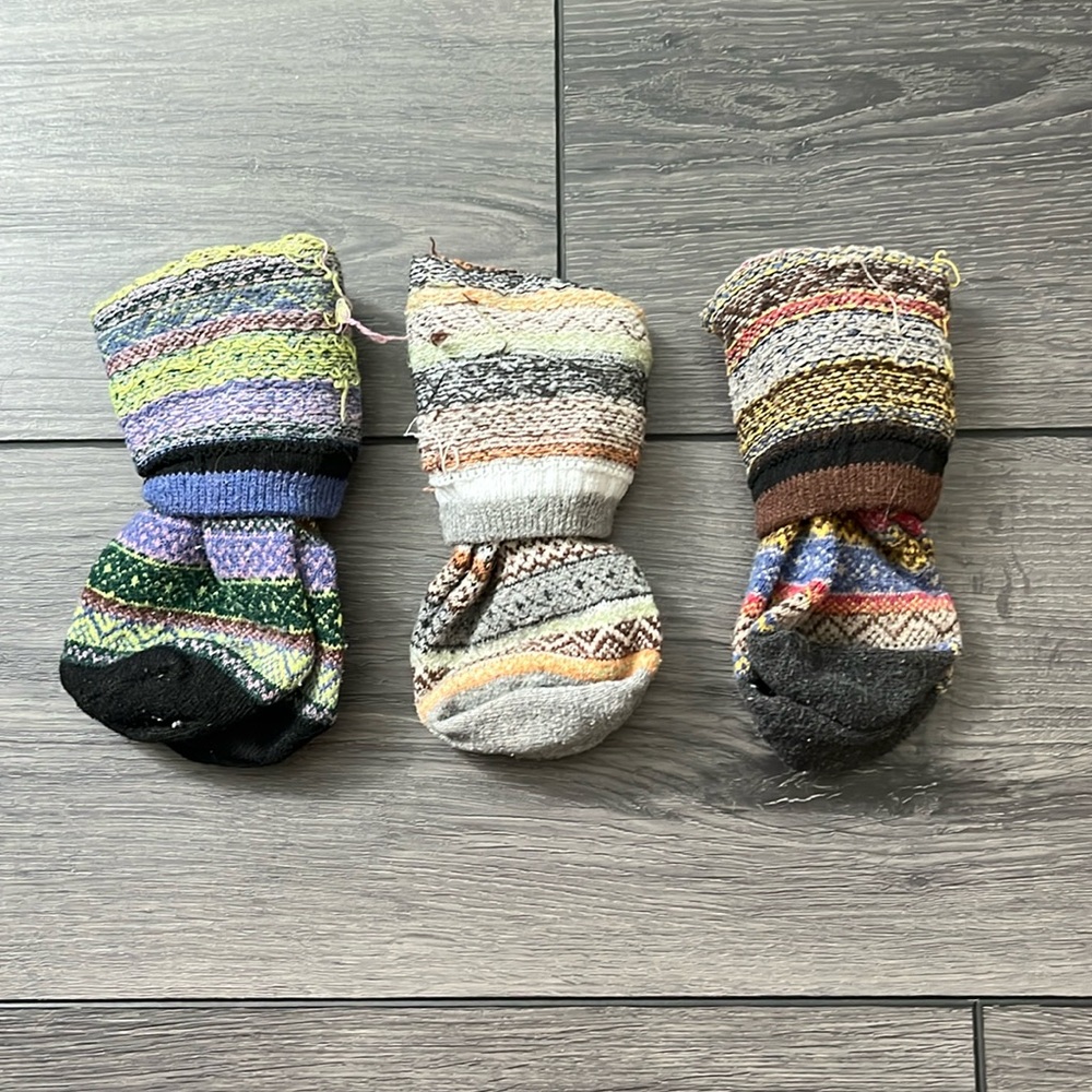 3 pair colorful ankle socks